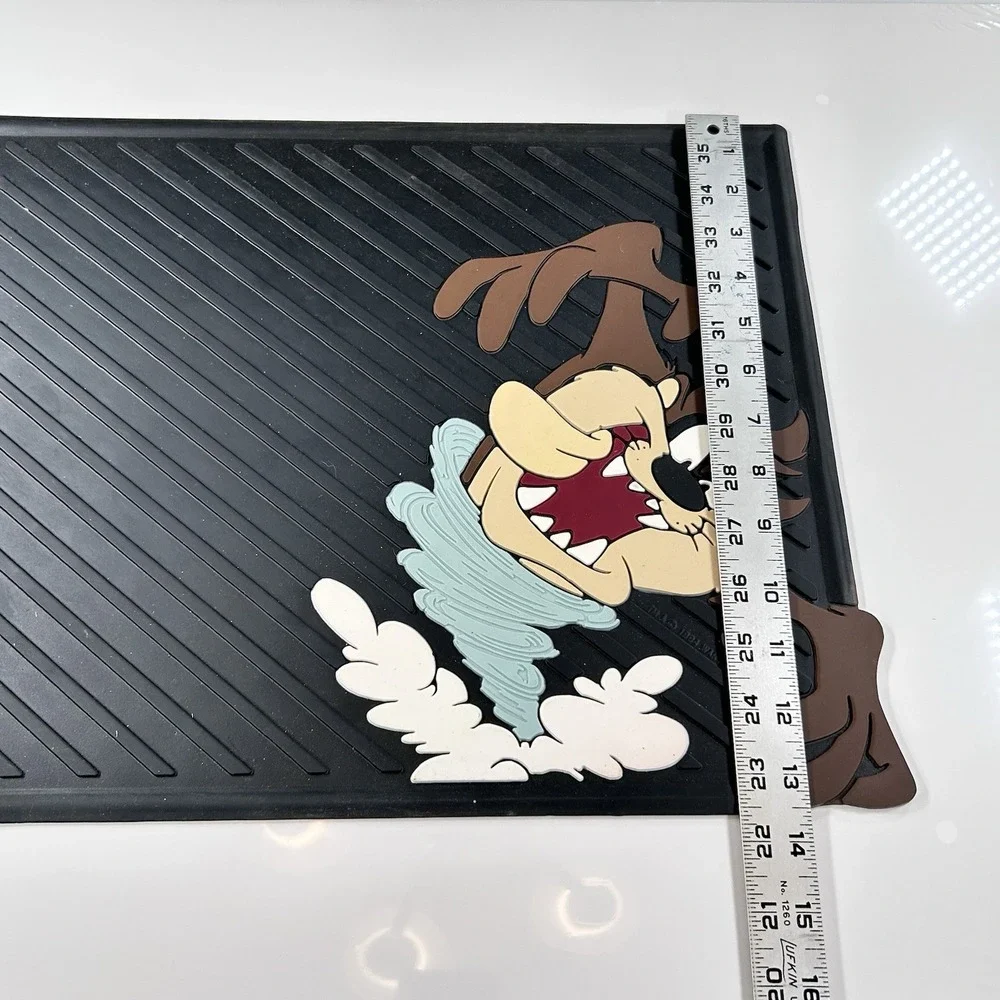 VTG '94 PlastiColor Looney Tunes Taz Tasmanian Devil Rubber Floor Mat 14x17 NEW